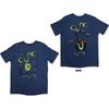 The Cure - Wish Tour '92 - Denim Blauw Stone Wash t-shirt Unisex T-shirt