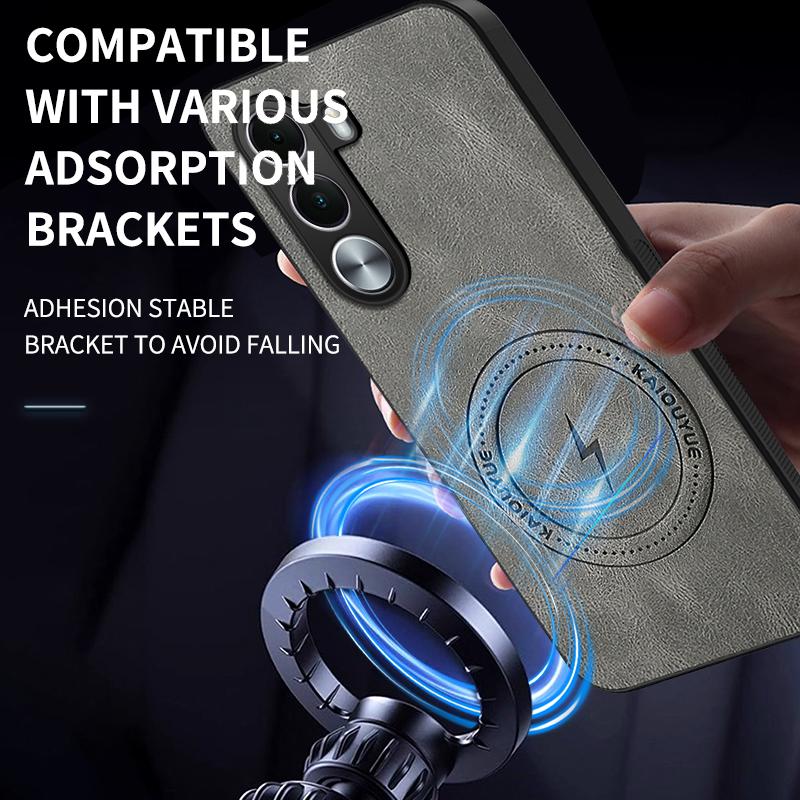 Pentru husă Realme C100X/Realme C100i/RealmeC100 4G Simplă Elegantă Aspirație Magnetică Piele PU de Lux Prietenoasă cu Pielea Husă Anti-cădere