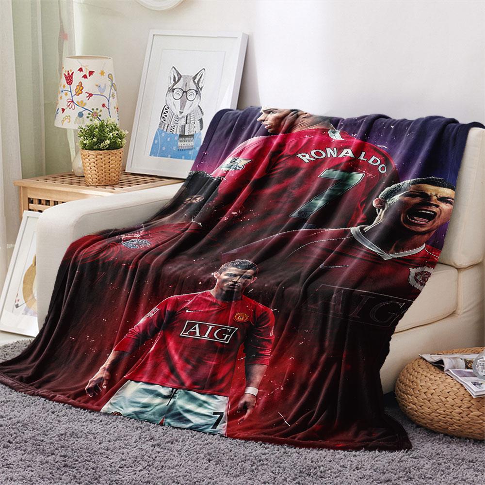 Red MUFC Glory Blanket, High Quality Comfortable for All Seasons, Home Decor, Warmth and Comfort