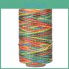 150d 250 Crafts Meters Leather Flat Sewing Thread Hand Stitching Waxed Thread Colorful