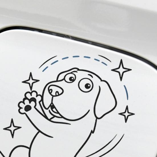 Dancing Puppy Design Self-adhesive Ring Pvc 1 Pc