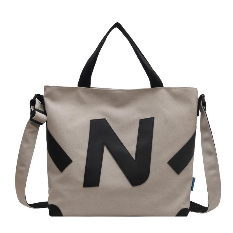 

Полотняна сумка Студентська сумка Сумка через плече Сумка на плече Жіноча сумка 39x12x35cm білий