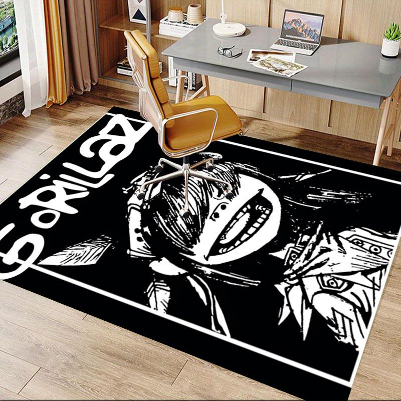 1pz Tappeto Gorillaz, Tappeto per Ufficio Tappetino da Esterno Decorazione per la Casa Tappeto da Zona Festival