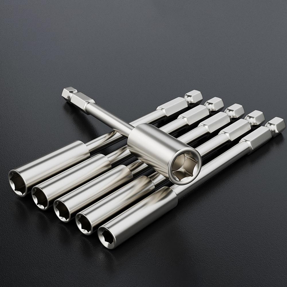 6.35mm Shank Extension Bit Holder For Maintenance 100mm Extension Locks Without Slipping For Various Scenarios