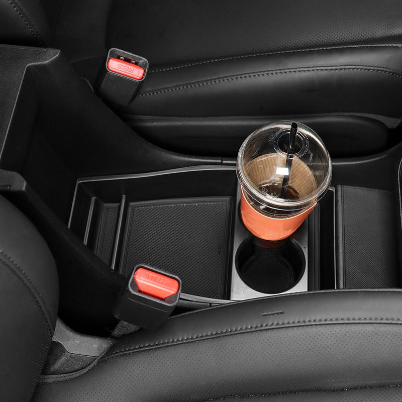 For Hyundai Ioniq 5 2025 Center Storage Box Console Armrest Organizer Phone Holder Tray Container Car Accessories LHD
