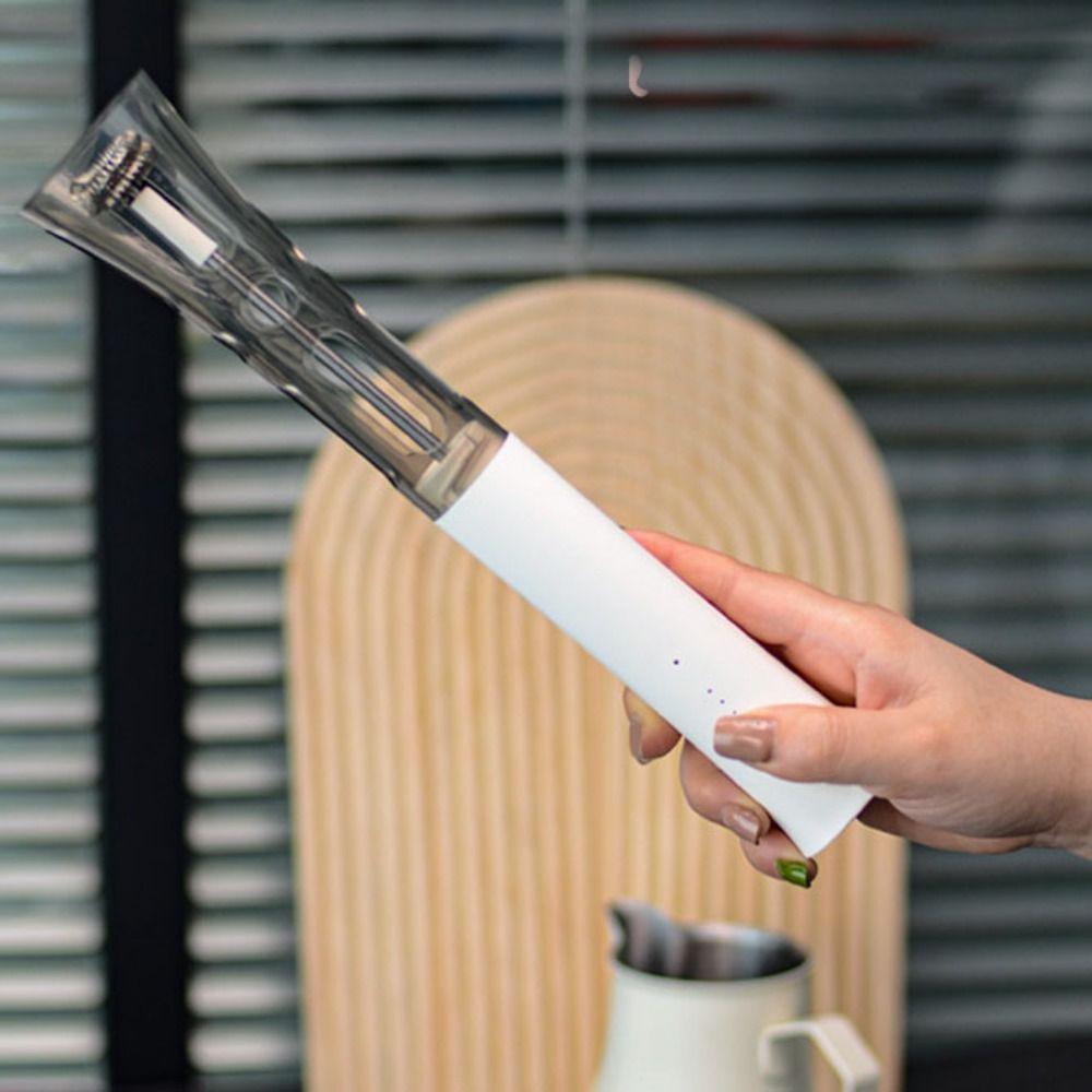 3 Gear Speed Electric Milk Frother USB Rechargeable Egg Beater Mini Foam Mixer  Baking