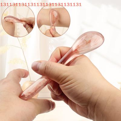 Resin Massage Wand Spoon Body Gua Sha Tool Acupoint Pen Eye Massage Stick Cream Applicator Meridian Face Skin Care Tool