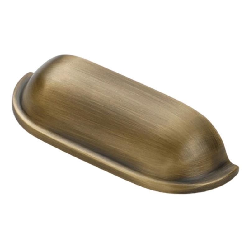 Ergonomic Solid Brass Drawer Pulls Easy Installation Antique Cabinets Handle Upgrades for French Door Dressers Cupboards