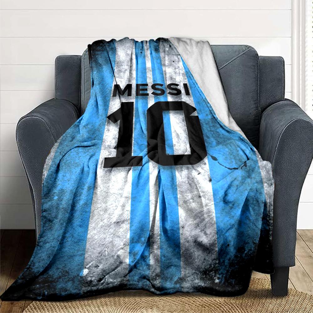 Passion Driven Soccer Star printed flannel breathable and warm blanket, a stylish home gift, suitable for home, office and bedspread use. 15a187
