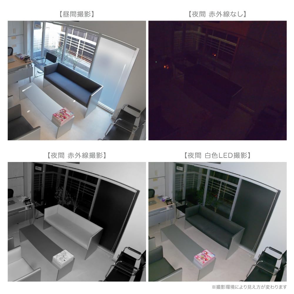 Planex Security Camera Sensor Light with White Turret Type Outdoor Suitable ONVIF Compliant 5 Million Pixels PoE Smartphone Camera One (Equipped LED)