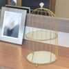 Golden Jewelry Holder Cupcake Stand Makeup Organiser Women , Double Layer, Others