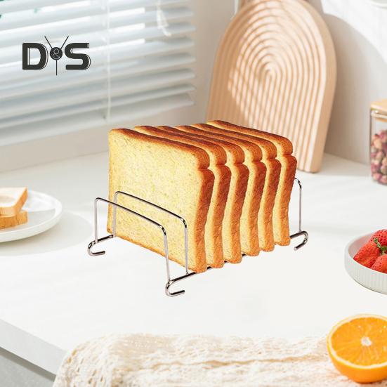 Подставка для тостов из нержавеющей стали на 8 слотов — фото 6