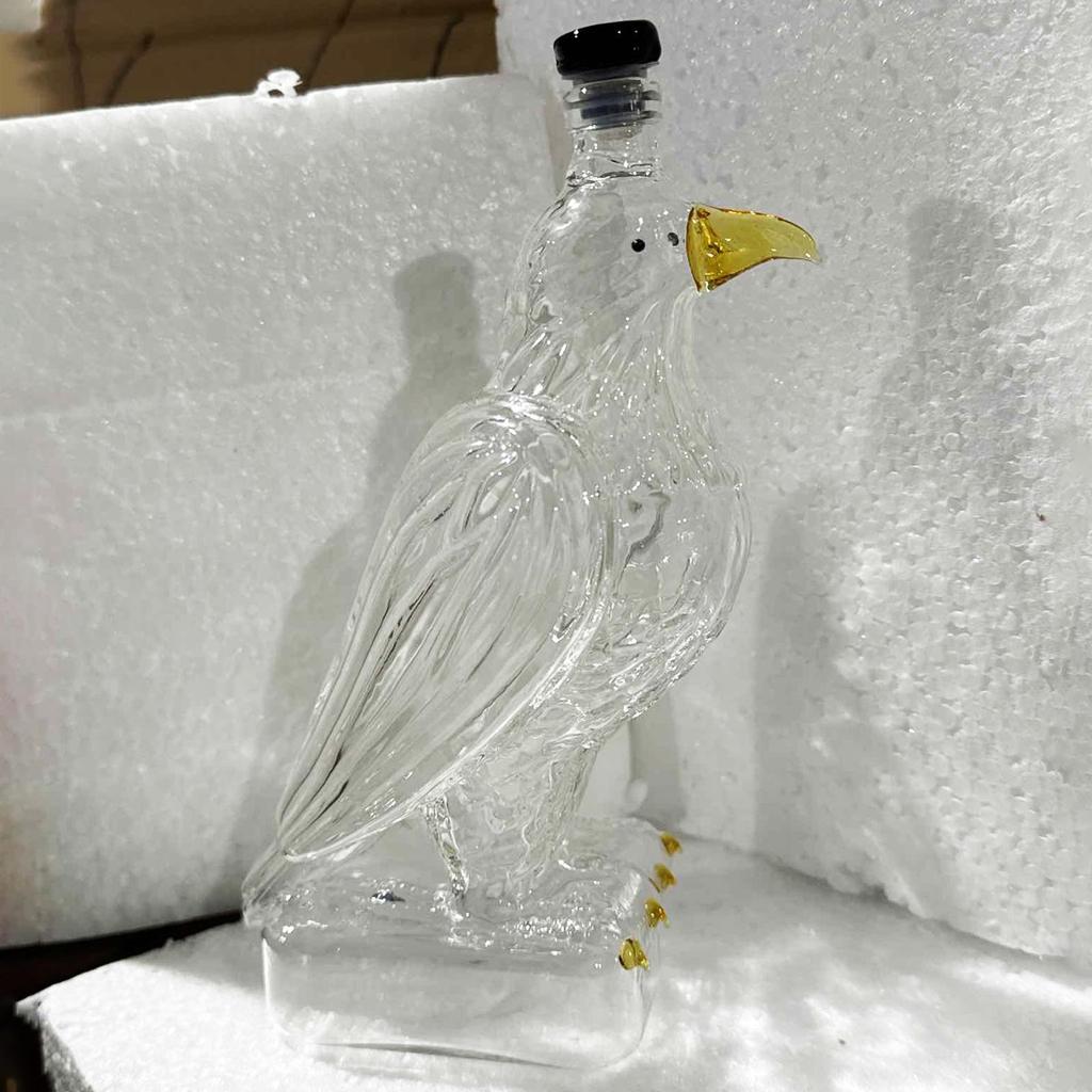 Whiskey Decanter Glass Animal-Shaped Whiskey Bottles Funny Collectible Liquor Container for Home Red Wine Beer Collector