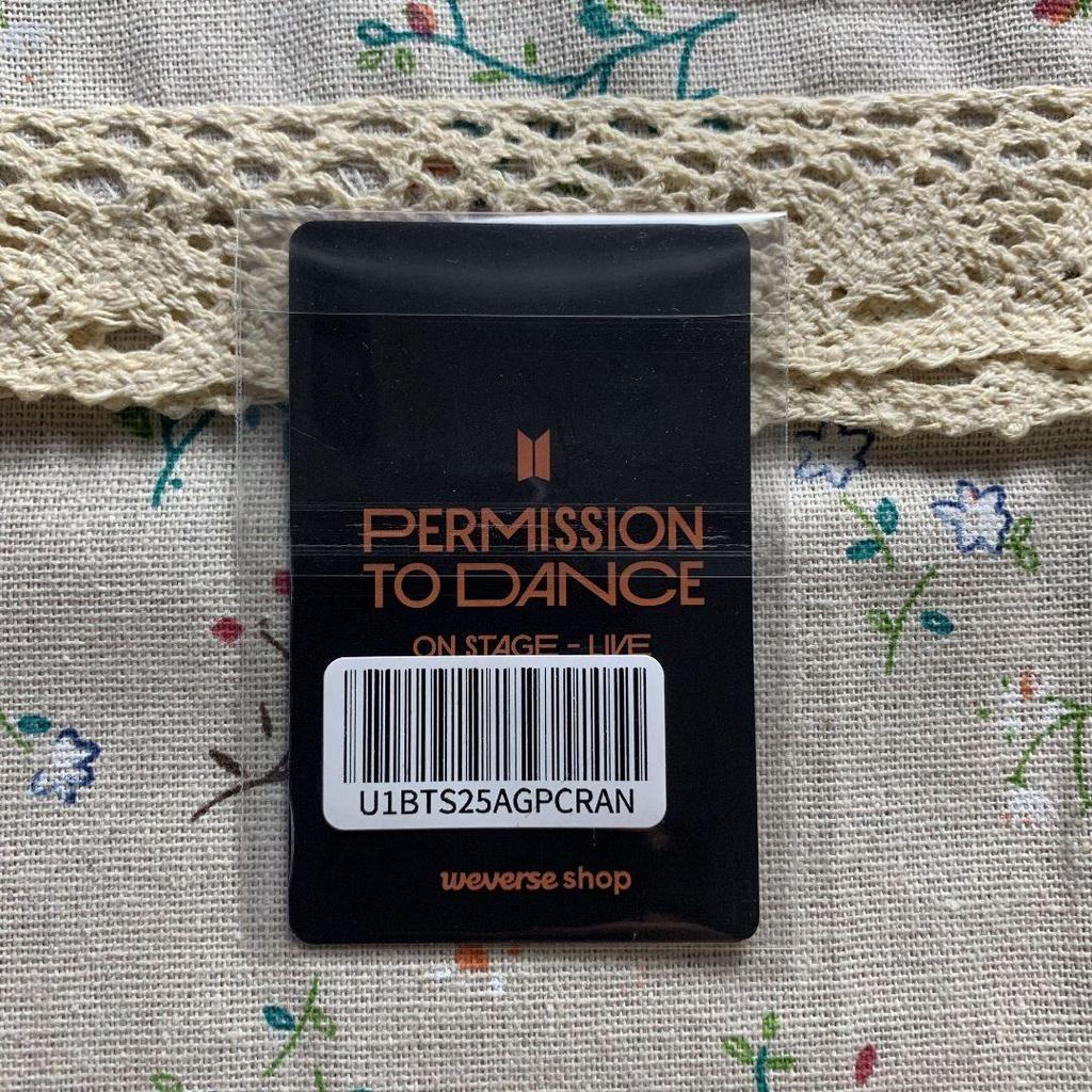 [USED] BTS Jin P.t.d STAGE-SEOUL GLOBAL Trading Card Purchase