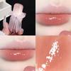 Søt sløyfe Lip Gloss Lasting Mirror Vann Lip Glaze Glitter Fuktighetsgivende leppestift Krystall Jelly Lip Tint Korean Makeup Kosmetikk