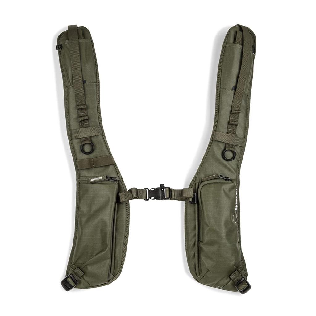 Shimoda Camera Bag Shoulder Strap Plus Army Green with Pocket Times Thicker Than Standard [Etsumi] [2.5 Strap] V520-237