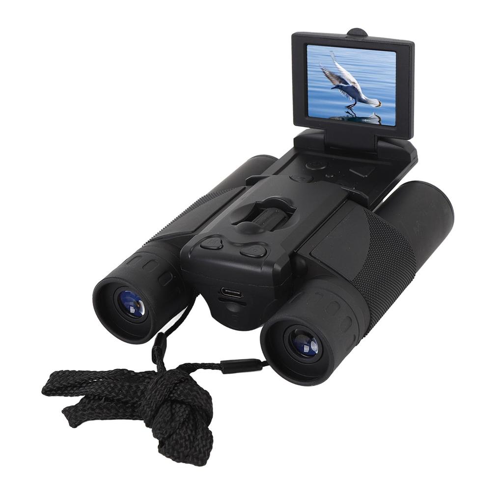 10x25 Digital Binoculars with Camera for Color 8x Digital 48MP Video and Photo Large View Binoculars for Birdwatching and Travel Adults, 2-Inch