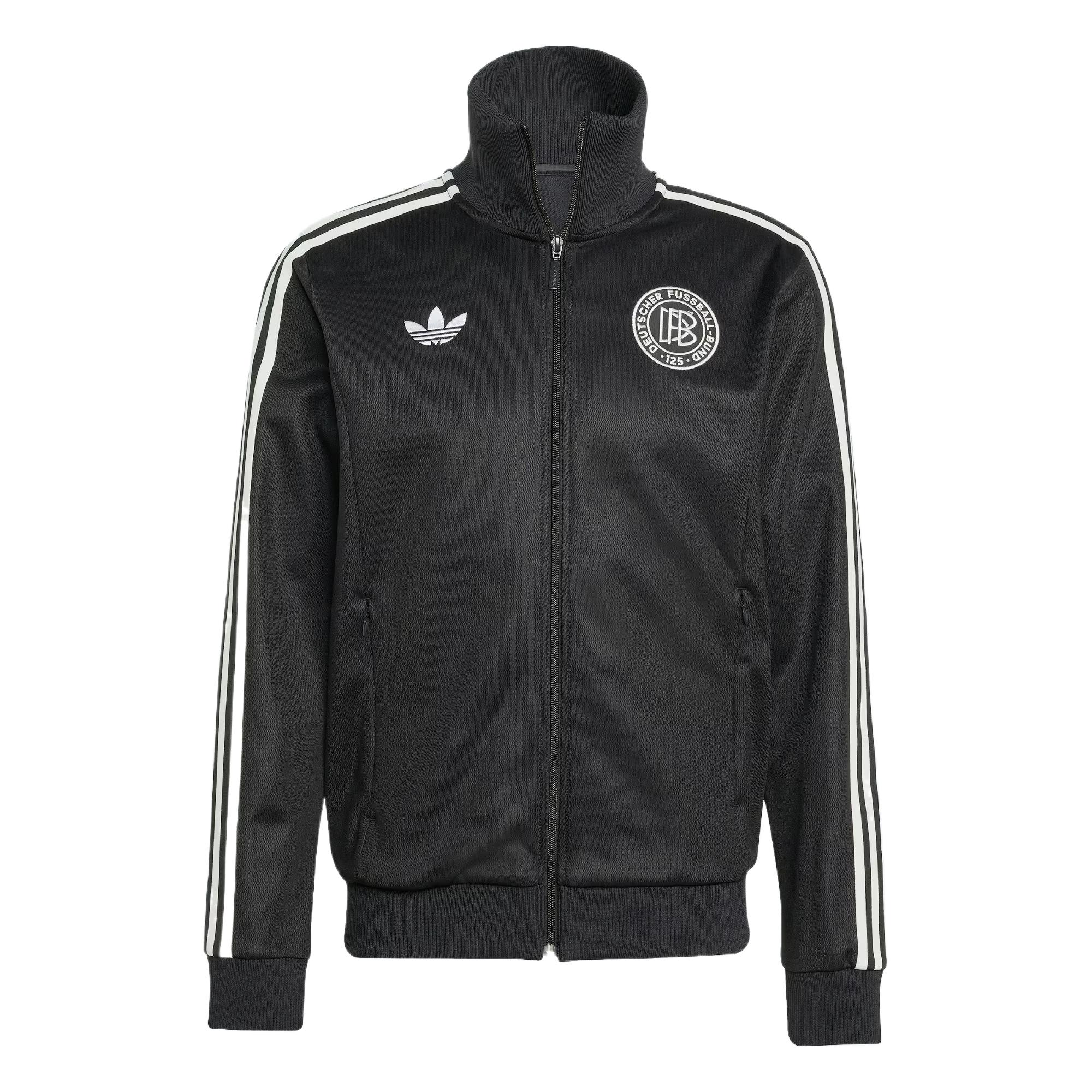

Adidas DFB 2024 Anniversary Embroidered Logo Full Zip Track Top Men Black KA0633