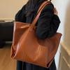 Foreign Style Retro Tote Women's Bag, New Work Commute, High-end Sense, Large-capacity Casual Shoulder Bag, Niche Underarm Bag