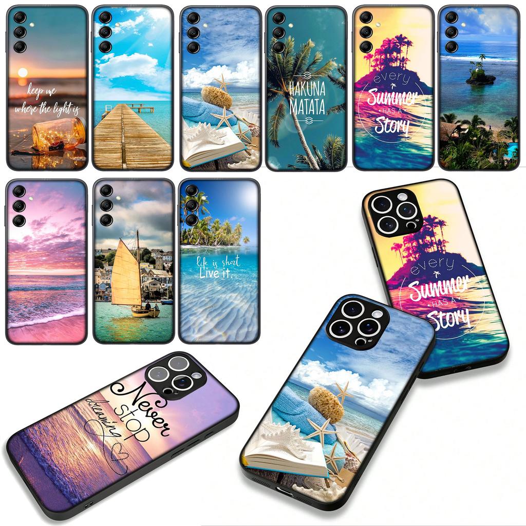 Ocean Sea Beach Travel Phone Case for Motorola Moto Edge 70 60 Fusion 40 NEO 20 Pro G Stylus G56 G96 G71 G73 G52 G41 G42 G51