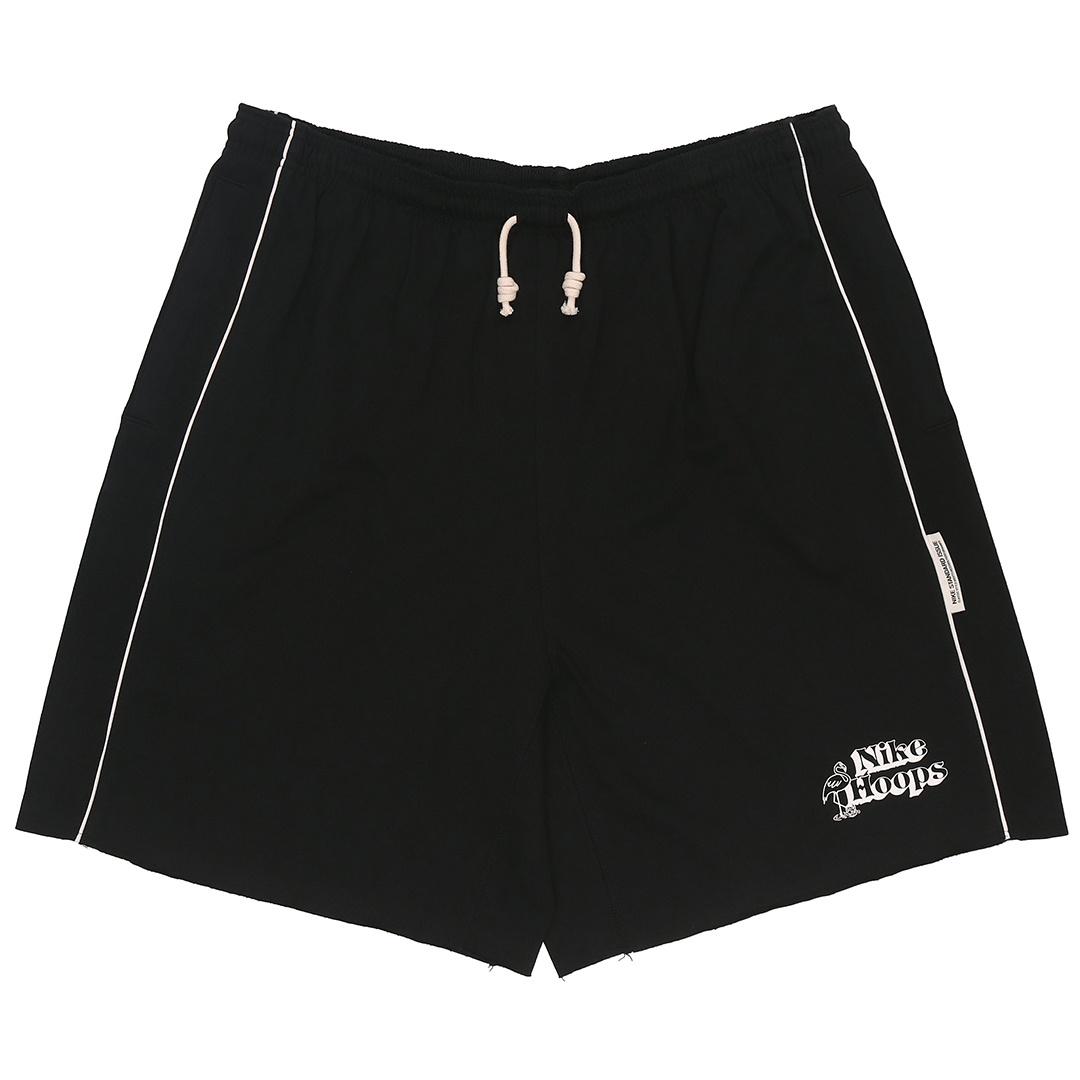 Nike Solid Color Lacing Elastic Breathable Sports Shorts Black Men s DH7384-010 S