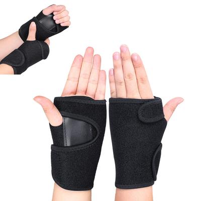 1 Pair Sports Support Wrist Guards Adjustable Ergonomic Design Wrist Brace Hand Support Protector