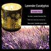 Spot Light-Controlled Soy Wax Essential Oil Fragrance Candle in Elegant Glass