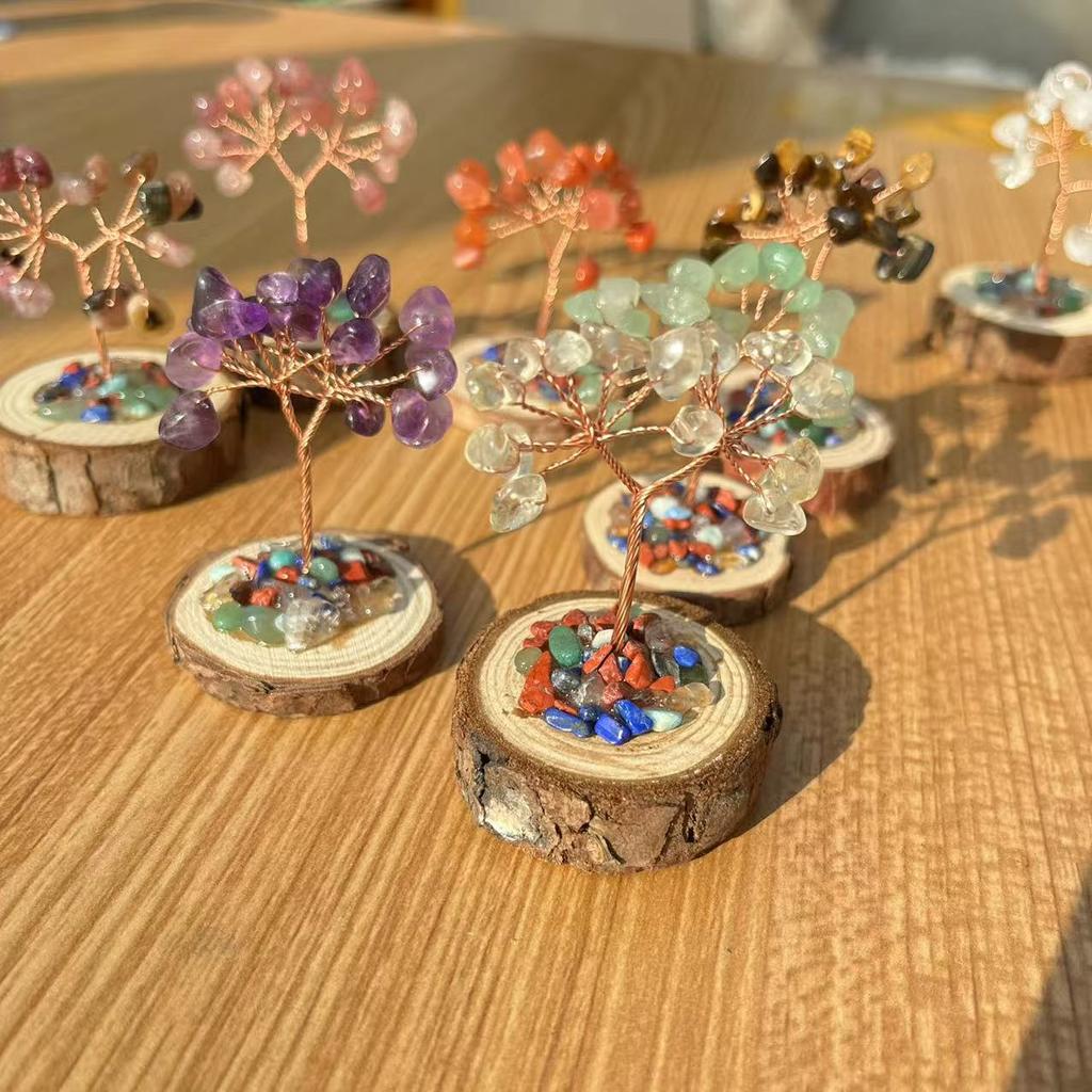 Enchanting Crystal Tree of Life Spiritual Reiki Decor Perfect for Home or Office Unique Good Luck Gift