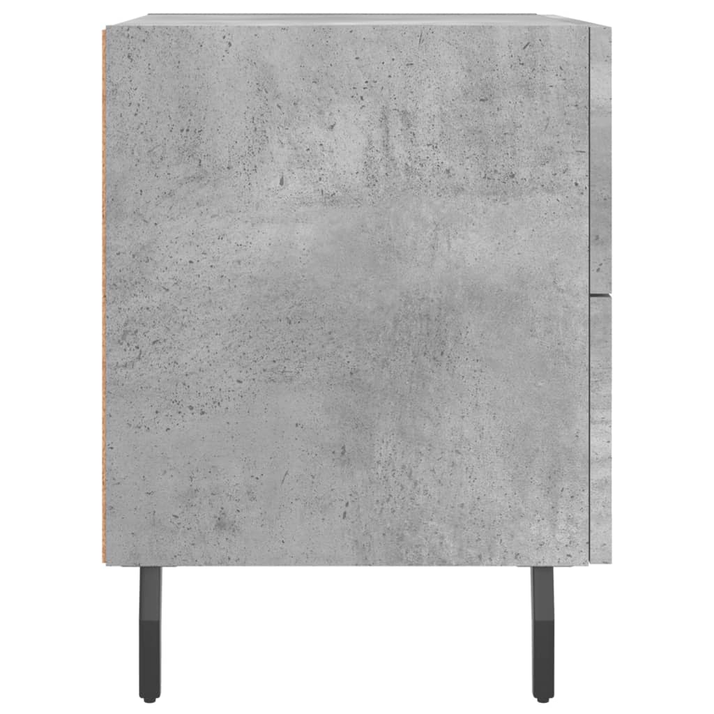 Vidaxl Szafka Nocna, Szarość Betonu, 40X35X47,5 Cm