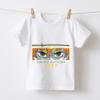 Demon Slayer Zenitsu Anime Print Kids Cotton T Shirt Boys Girls Short Sleeve Clothes Summer Casual Comfortable Top