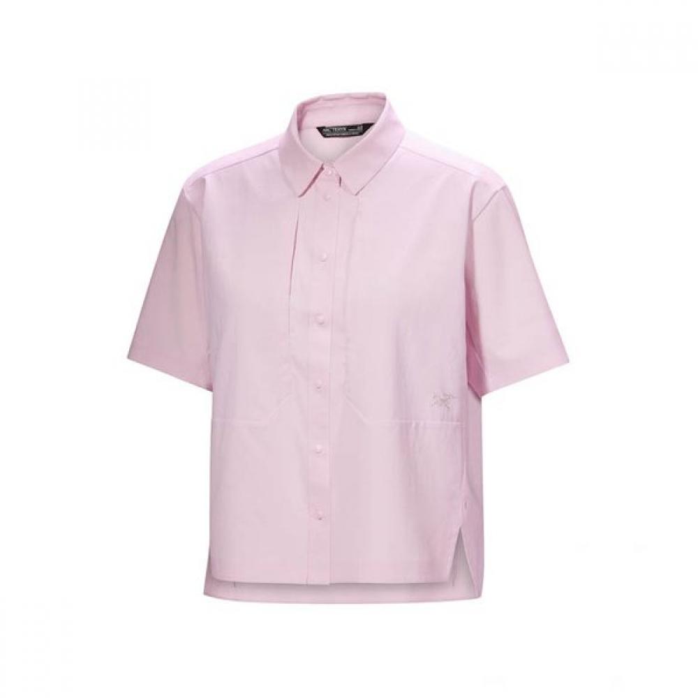 

Arc Teryx Sima Shirt Ss Women Pink Glow Atpsw09498 LG