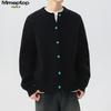 MMOPTOP Men's Japanese Style Warm Knit Cardigan