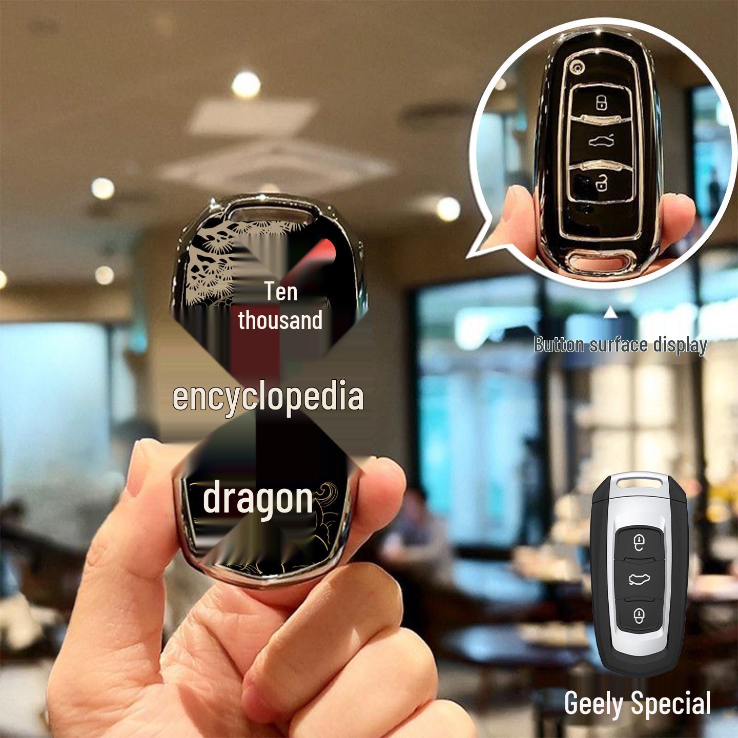 Geely Emgrand Xingrui/Bin Yue/Xingyue L/Binrui/Boyue Car Key Protective Case