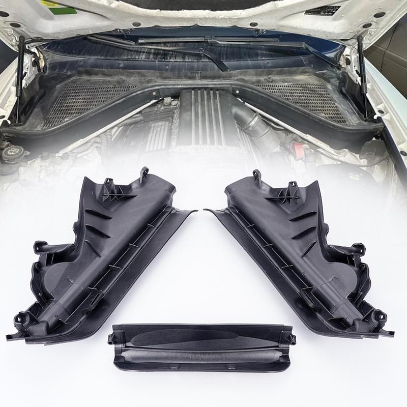 3ks 51717169419 51717169420 51717169421 Pro BMW X5 X6 E70 E71 E72 Sada panelů přepážky horního prostoru motoru vozu Levá Pravá