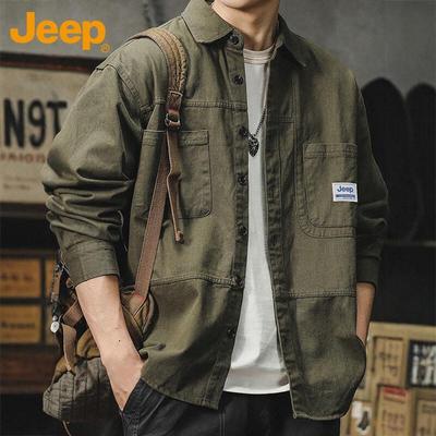 Men's Long Sleeve Casual Work Shirt