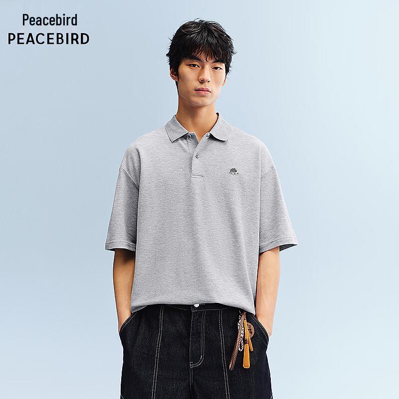 Peacebird Men s Skateboard Dog Polo Shirt M