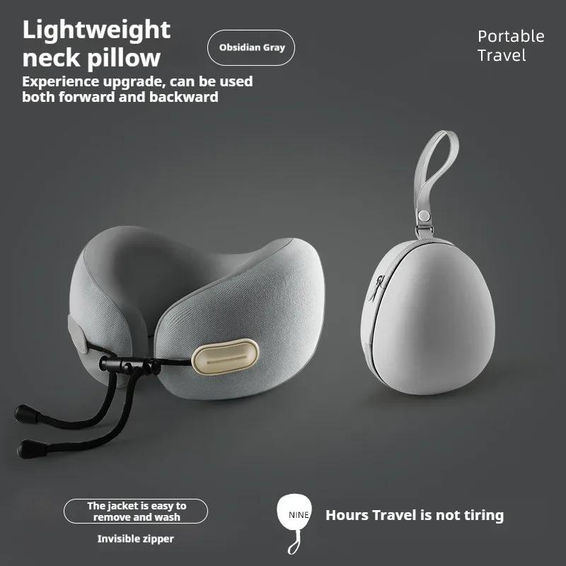 Memory Foam U-shaped Pillow Is Foldable, Perfect for Office and Travel Use As A U-shaped Memory Foam Neck Pillow.