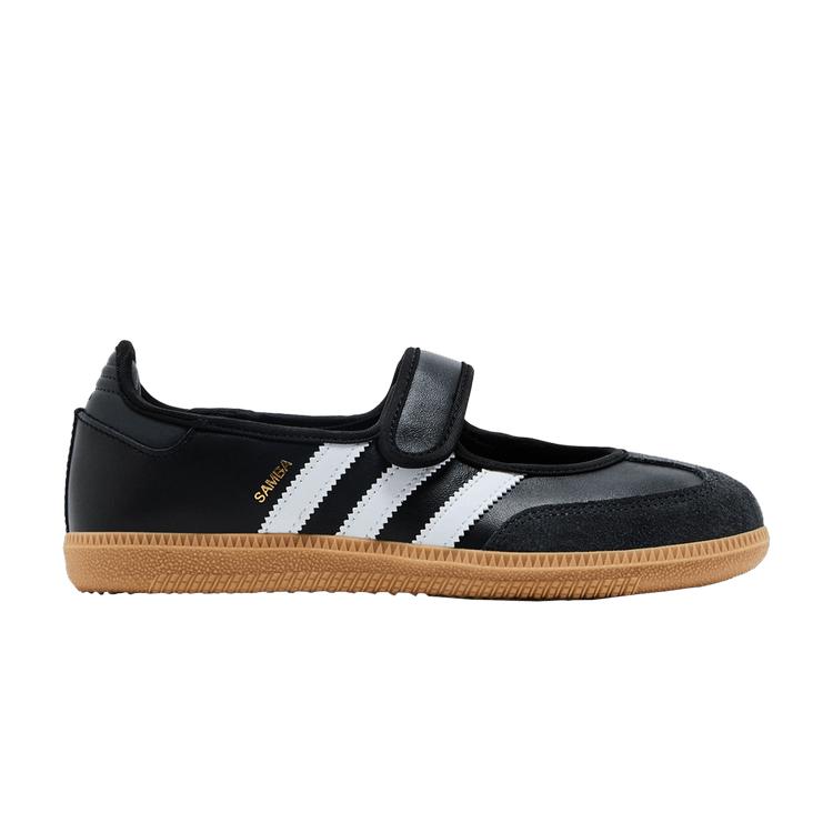 

adidas Samba Jane Black White Gum Women Sneakers Footwear-White Carbon Core-Black JQ6445 38⅔