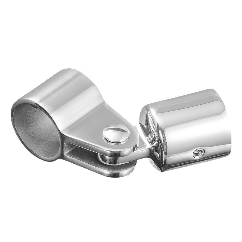 Stainless Steel 316 Boat Bimini Top Fitting Slide Cap Slide Sleeve Pipe Eye End Cap Jaw Slide Clamp External Eye End Canopy Tub