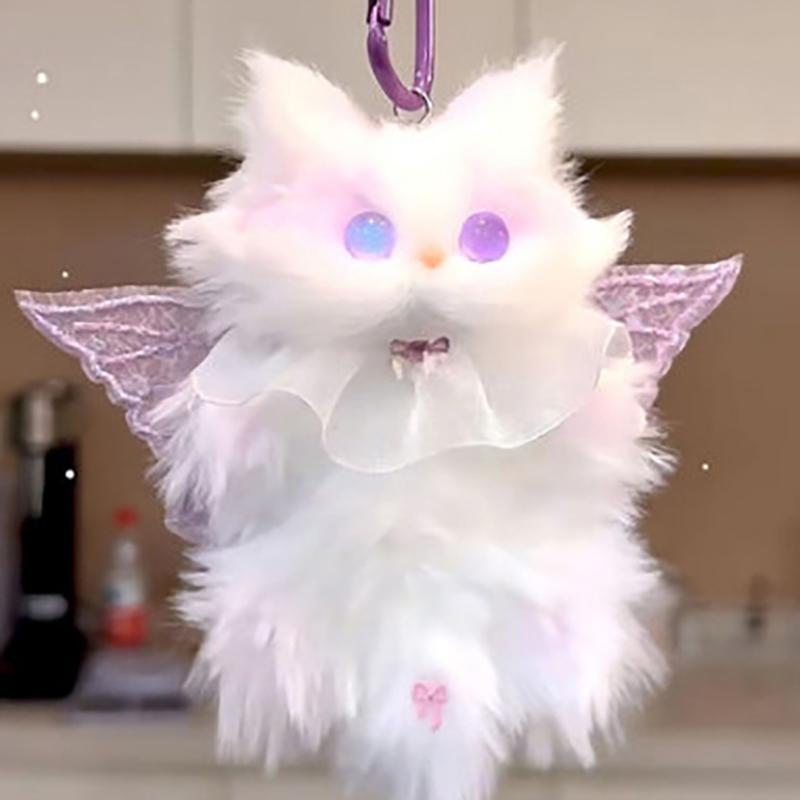 Kawaii Plush Kitten Pendant Handmade Diy Material Package Girls Children Toys Cute Hanging Gift
