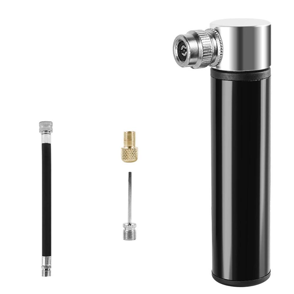 Bicycle Convenient Inflator Aluminum Alloy Mini Universal Inflator Pump Road Bike Riding Equipment BK No bracket