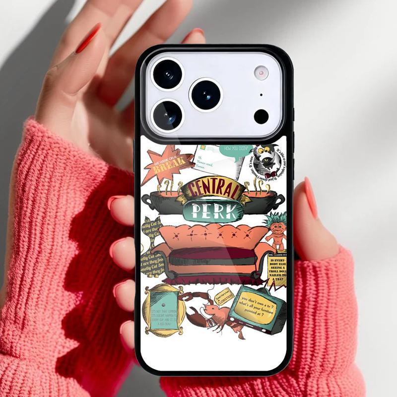 

Friends TV Phone Case for iPhone 17 16 15 14 13 Pro Max Back Cover for 12 11 Pro Coque iPhone17 Pro