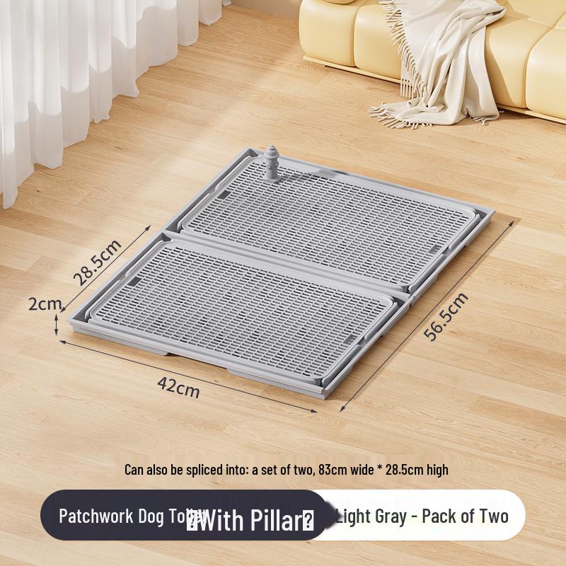 Extra Large Leak-Proof Dog Toilet with Urine Guide Post for Dogs of All Sizes