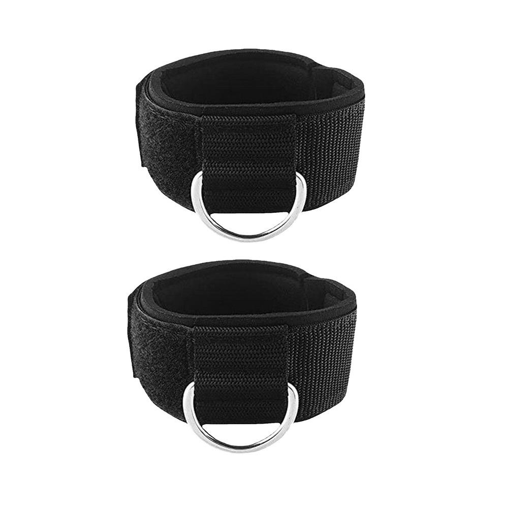 2pcs D Shape Buckle Ankle Support Brace Adjustable Ankle Cuffs Straps Durable Wrist Straps  Gym