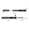 Handheld Tire Pump Aluminum Alloy Telescopic Bike Pump With Built-in Inflation Hose for MTB