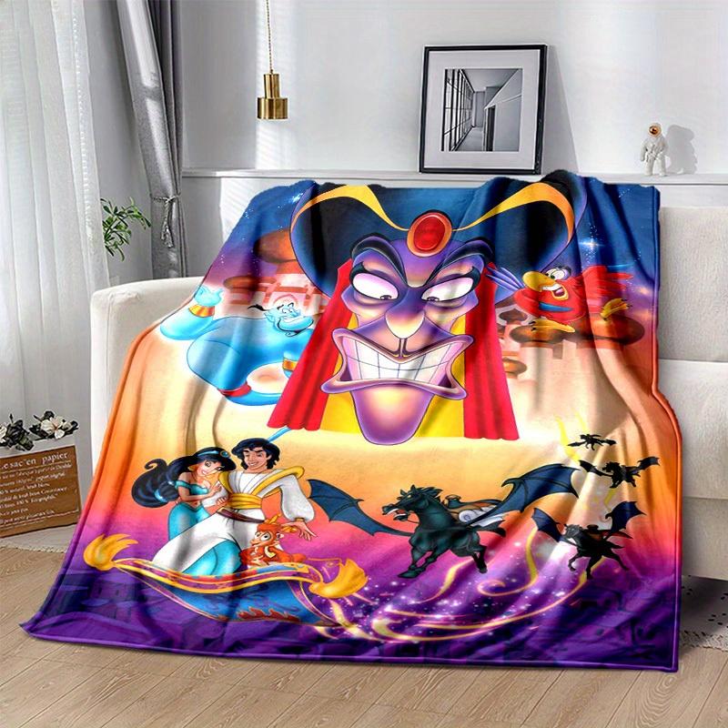 1pc. Disney Aladdin Magic Carpet Blanket - Perfect for Home, Office, Outdoor Use, Gift Idea, Suitable for All Seasonsz0417202