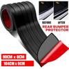 Anti-Scratch Rubber Mouldings Pad Trim Cover Strip Car Trunk Door Sill Plate Protector Rear Bumper Guard Car Styling Accessories