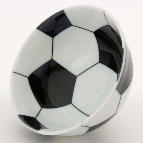 TAMAKI Kids' Soccer Ball Rice Bowl, Diameter 11.3cm X Height 5.9cm, 242ml, Microwave and Dishwasher Safe, Made In Japan, T-694312