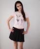 ROSEFRANTZ Floral Sketch Graphic T-Shirt [Pink]