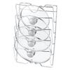 Neu 1 stücke 5-Schicht Topf Deckel Halter Lagerung Organizer Wand Tür Montieren Racks Regal